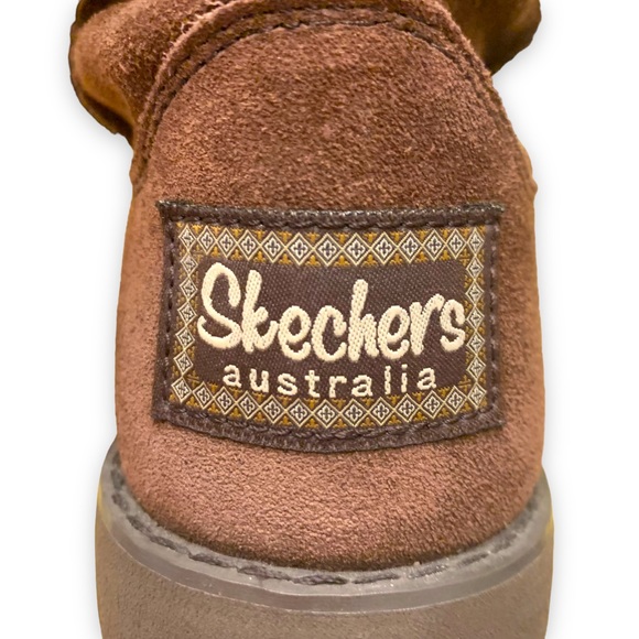 Sketchers Keepsake 2.0 Upland slip-on dark brown suede boot faux fur lining 7.5 - Picture 8 of 16